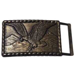 Vintage Eagle Belt Buckle Flying Bird Western Rockabilly Cowboy